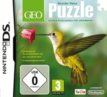 GEO Wunder Natur Puzzle - Echter Puzzlespass fuer Unterwegs (Europe) (En,Fr,De,Es,It) box cover front